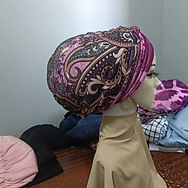 Desenli dolgulu düğüm bone