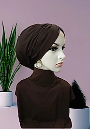 Acı kahve dolgusuz bone