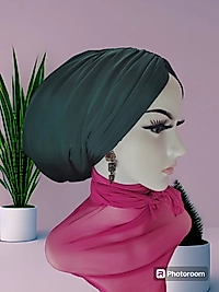 Zümrüt yeşili hazır bone