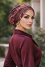 Desenli dolgusuz bone