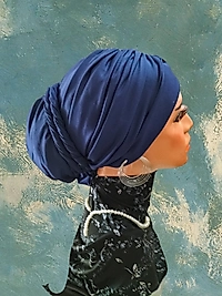 Lacivert Hazır dolama bone