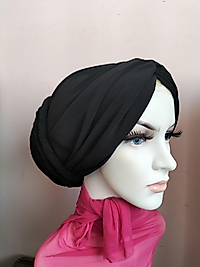 Siyah düğüm dolama bone