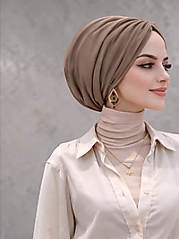 Vizon drapeli dolgulu bone