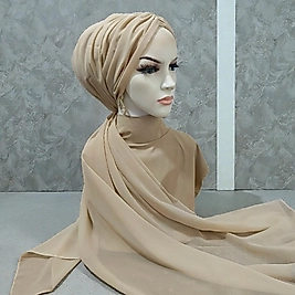 Bej drapeli bone şal