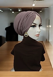 Gül kurusu dolgulu bone