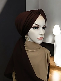 Acı Kahve düğüm bone şal