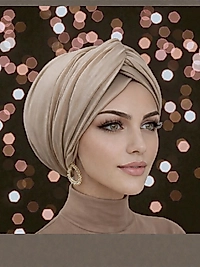 Bej dolgulu düğüm bone