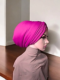 Fuşya dolgulu düğüm bone