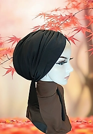 Siyah bağlamalı hazır bone