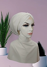 Ekru bone boyunluk takım