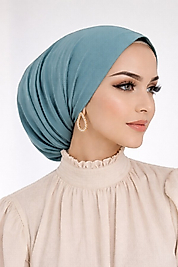 Mint yeşili dolgusuz bone