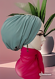 Mint yeşili hazır bone