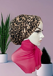 Leopar dolgusuz hazır bone