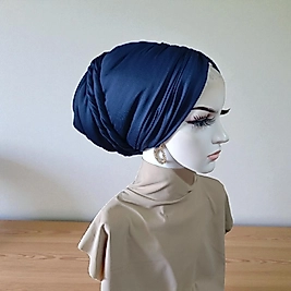 Lacivert dolgulu dolama bone